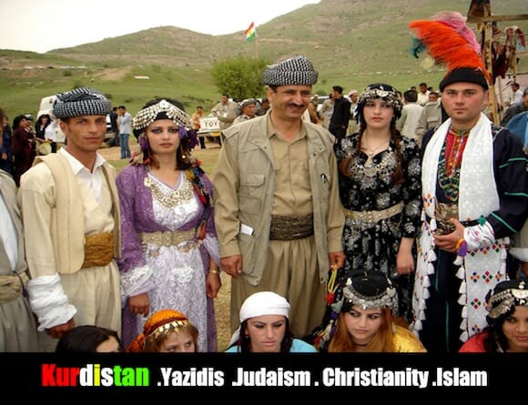 Kurdistan .Yazidis .Judaism . Christianity .Islam / jan Sefti