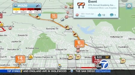 Waze Can Help You Avoid Traffic From The Oscars! / Waze