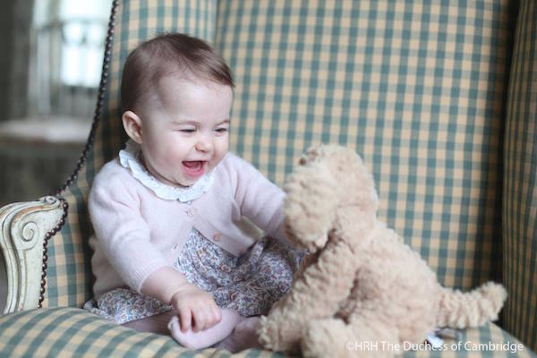 The latest pictures of Princess Charlotte, taken by her mother, The Duchess of Cambridge, in early November at their home in Norfolk. / The British Monarchy