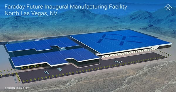 Faraday Future to Select North Las Vegas, Nevada as Site of $1 Billion Production Facility