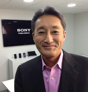 Kazuo Hirai, Sony President. Snapped at Mobile World Congress, 2013 in Barcelona. / Wikipedia