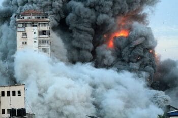 Damage in Gaza Strip